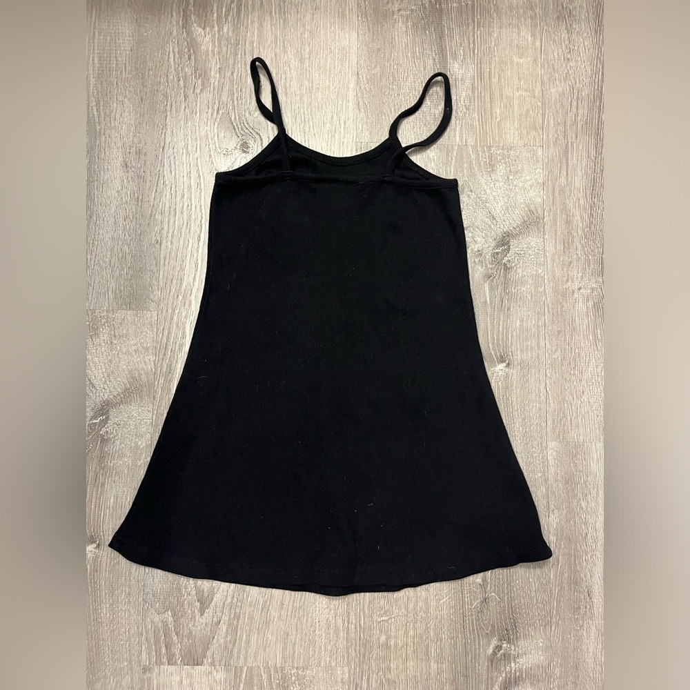 Girl's Rare Editions Black‎ Spaghetti Strap Patch Detailed Dress- Size 6- Used - Picture 4 of 4